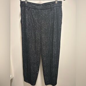 SPANX Black and White Tweed Trousers.